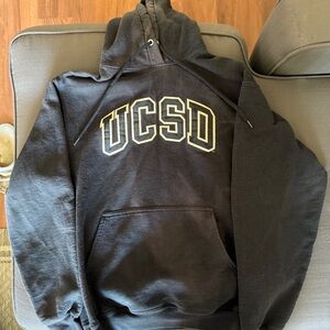Black UCSD Hoodie Sweatshirt